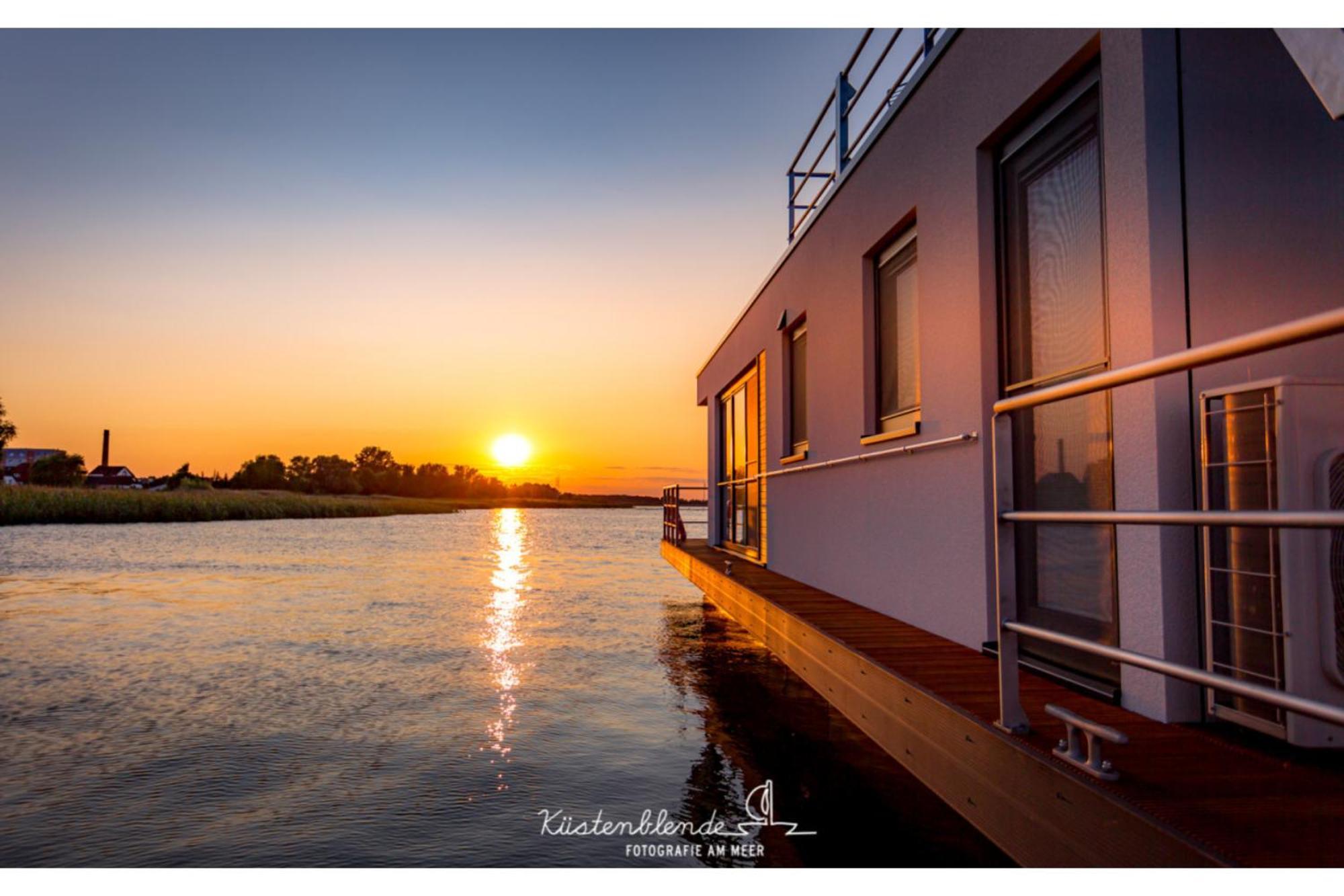 Ostsee Hausboot - Kranichnest Lp1 リーブニッツ・ダムガルテン エクステリア 写真