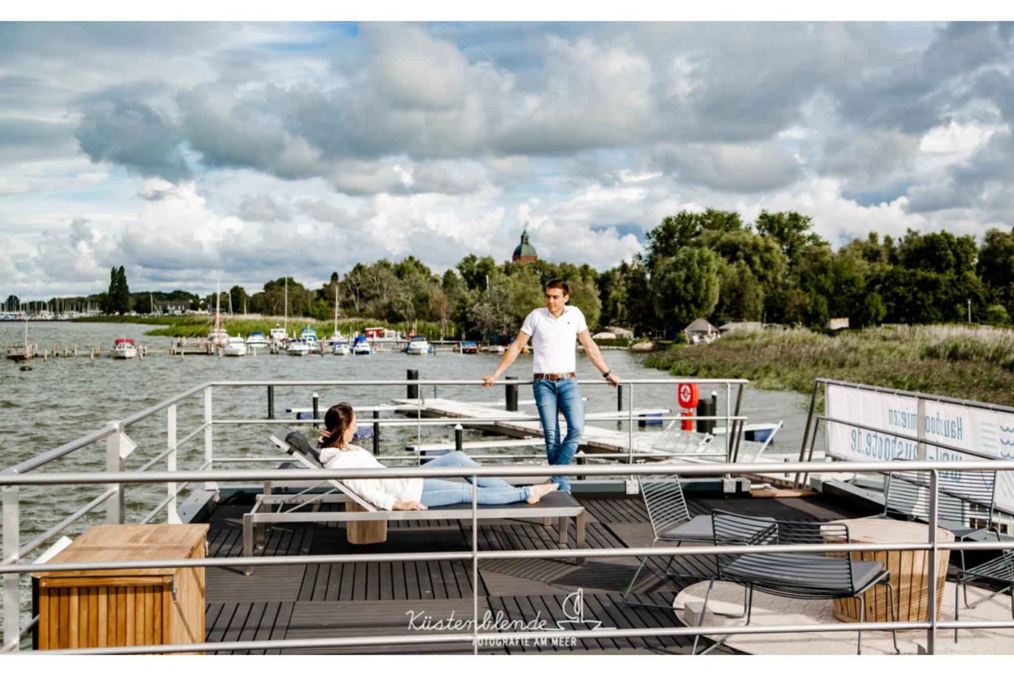 Ostsee Hausboot - Kranichnest Lp1 リーブニッツ・ダムガルテン エクステリア 写真