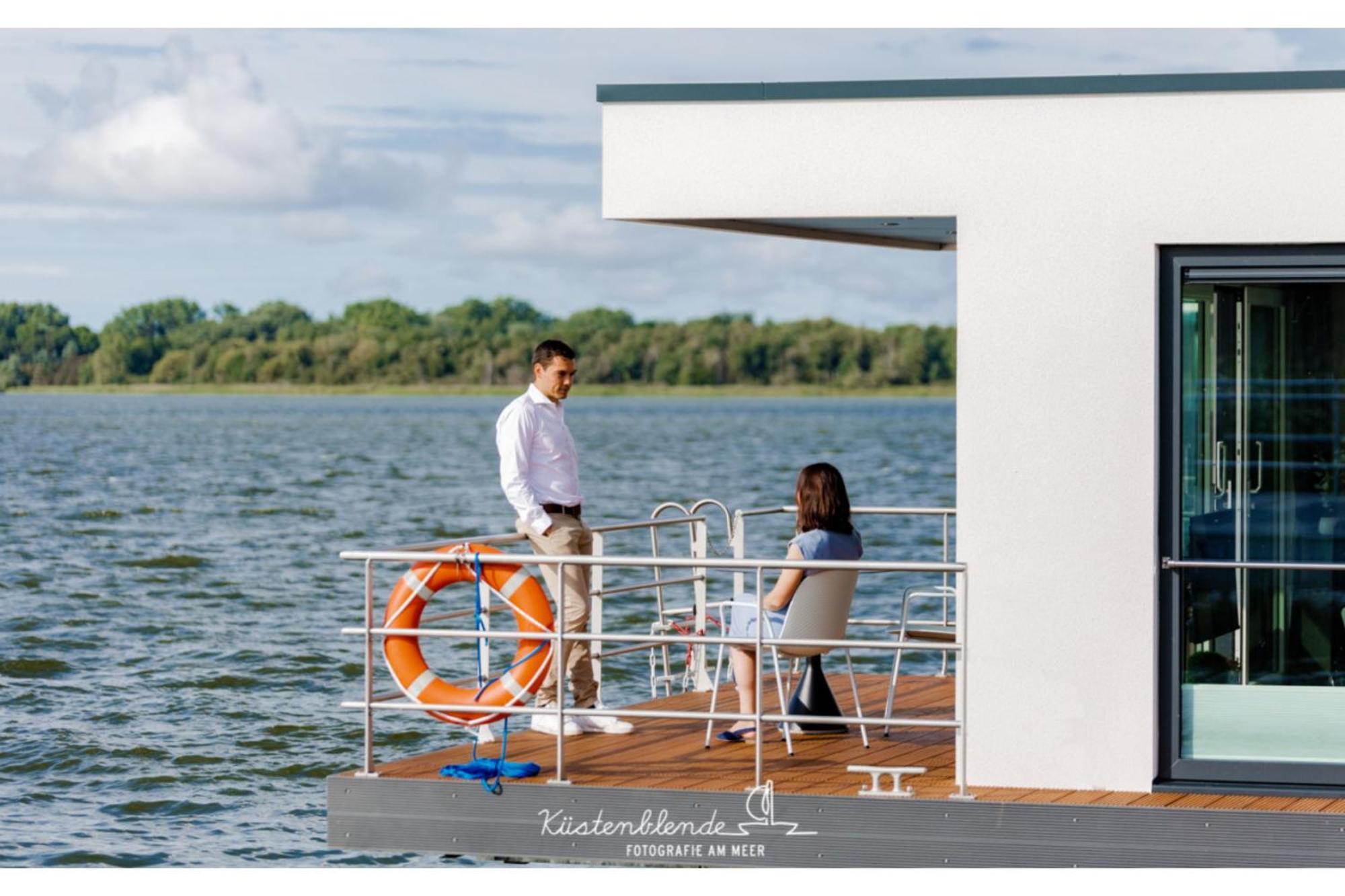 Ostsee Hausboot - Kranichnest Lp1 リーブニッツ・ダムガルテン エクステリア 写真